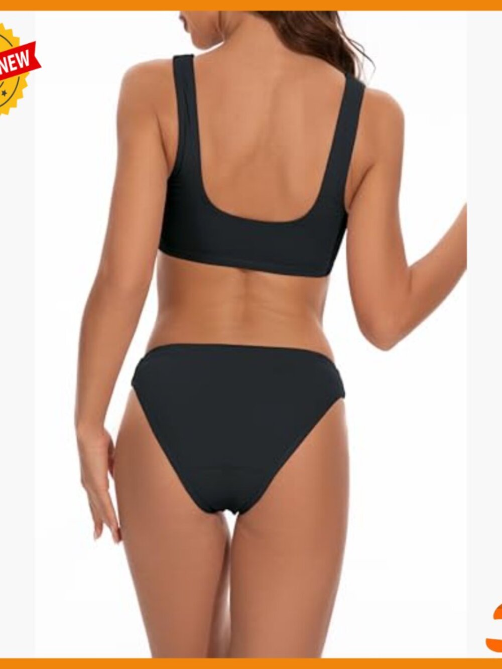 Leakproof Period Bikini Set with UPF50+ Quick-Dry Fabric for Swimming - Picture 5 of 7